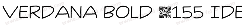 Verdana Bold 7155 Identity H字体转换